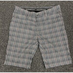 Galvin Green Ventil8 Golf Shorts Plaid Performance Stretch Golf Activewear 36"